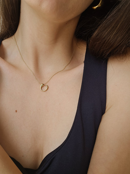 The Eternal Circle Necklace - SABI STORE
