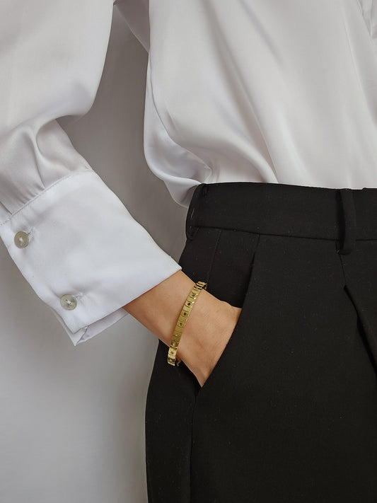 The Classic Groove Cuff - SABI STORE