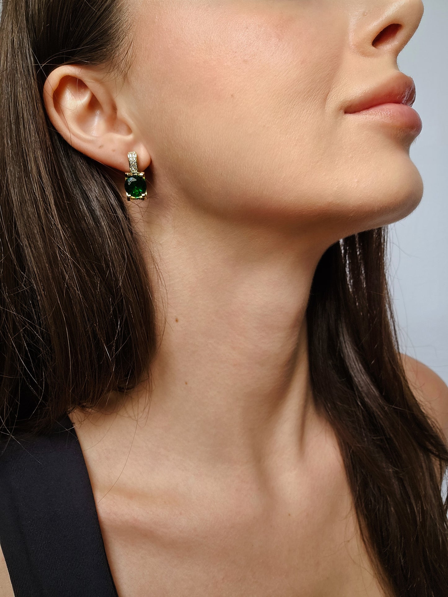 Gemstone Silver Earrings