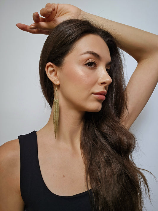 The Golden Fringe Drops - SABI STORE