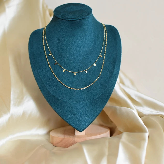 The Layered Gold Charm Necklace