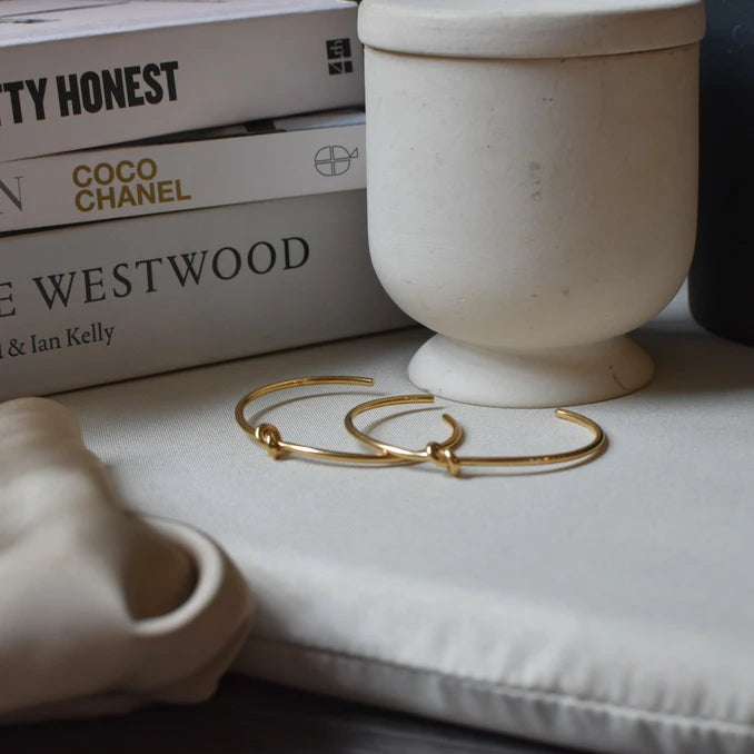The Knot Charm Cuff
