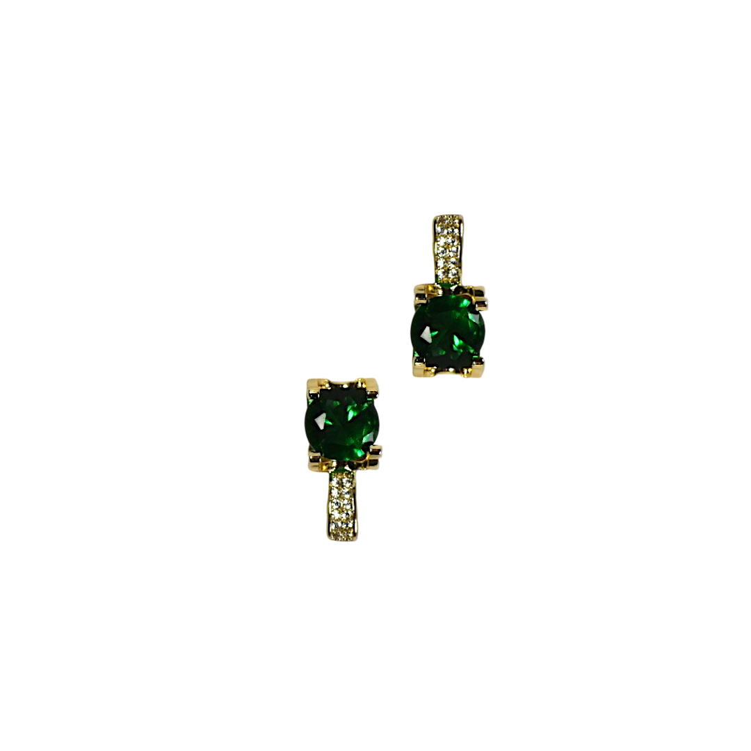 Gemstone Silver Earrings