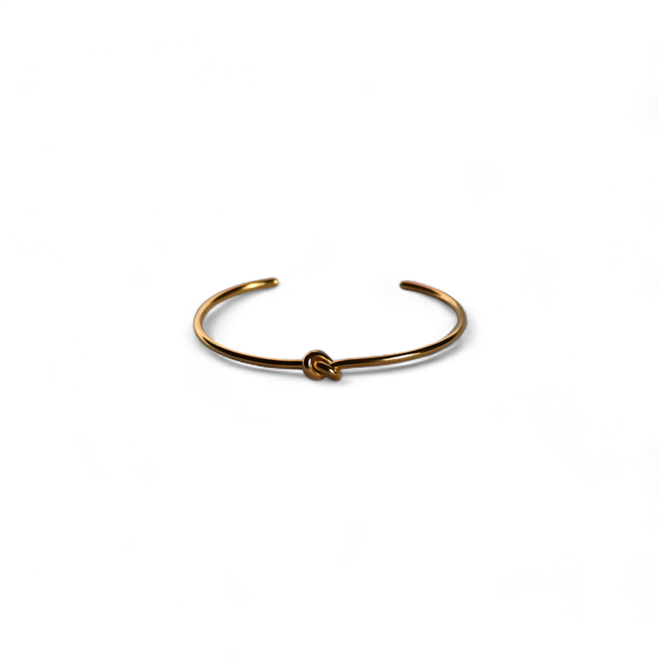 The Knot Charm Cuff