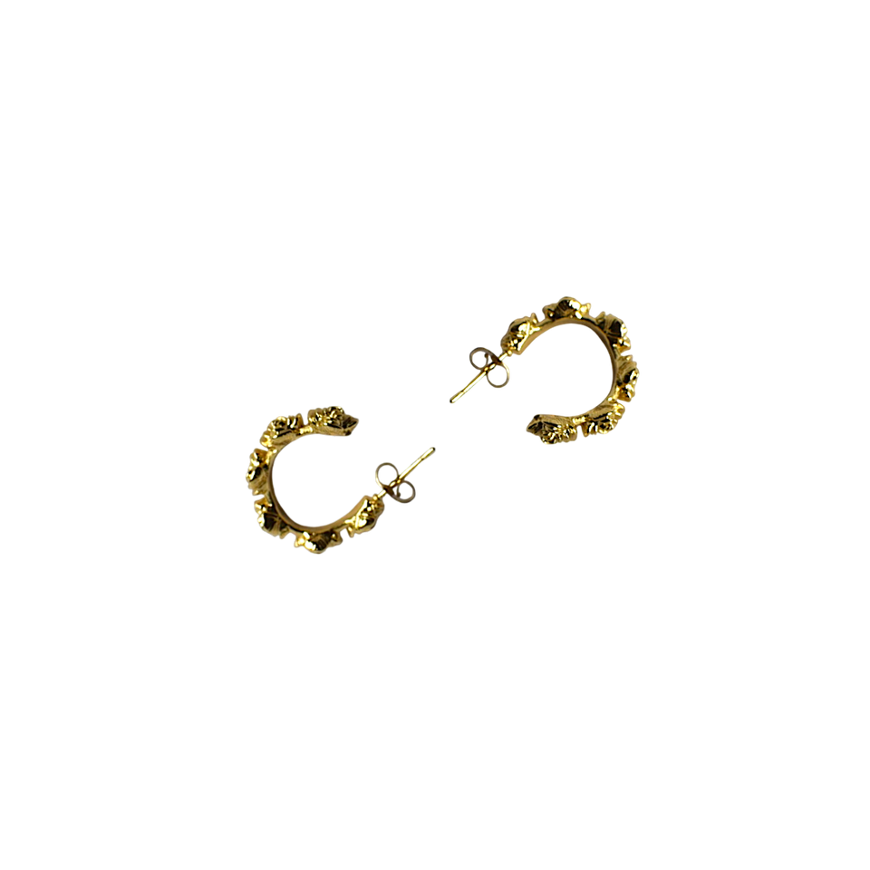 The Blossom Hoop Earrings