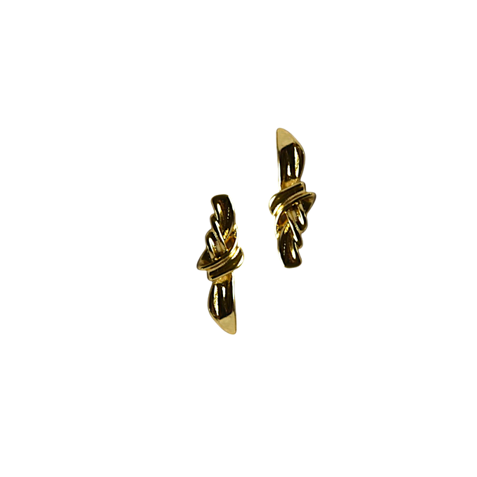 Twist Knot Stud Earrings