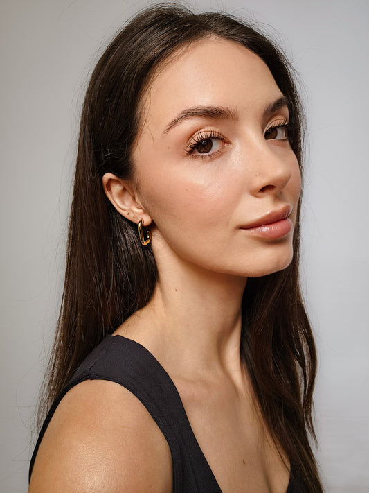 The G Square Hoops - SABI STORE