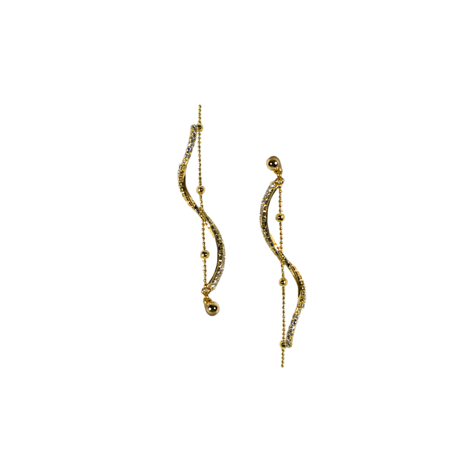 Floral Pearl Drop Earrings - SABI STORE