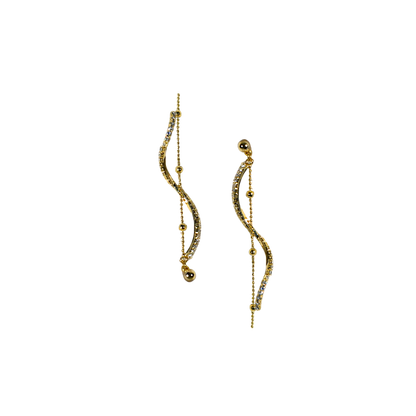 Floral Pearl Drop Earrings - SABI STORE