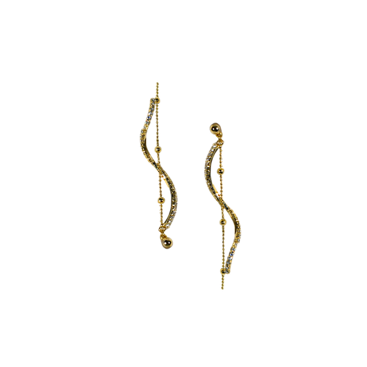 Floral Pearl Drop Earrings