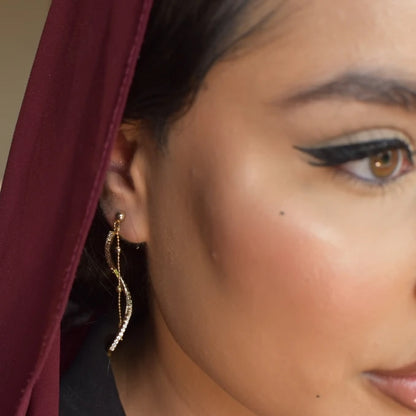 Floral Pearl Drop Earrings - SABI STORE