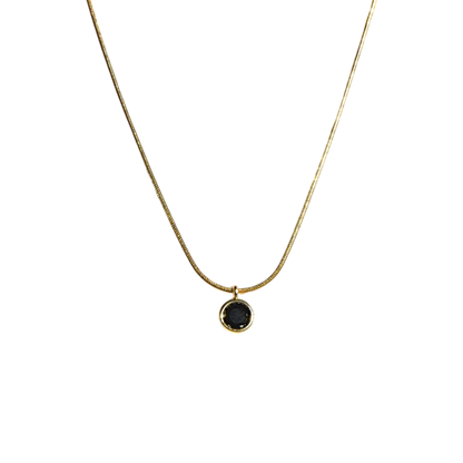 The Minimalist Gold Circle Necklace