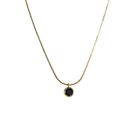 The Minimalist Gold Circle Necklace